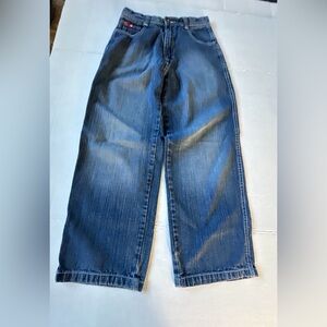 Southpole Y2K Teens Jeans Size 12 Youth Baggy Blue